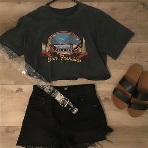 Clear brandy melville belt